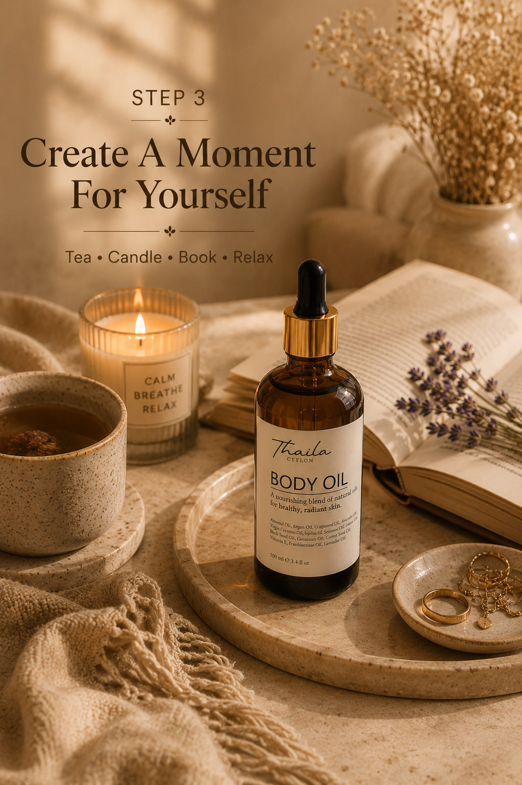 Thaila Ceylon Nourishing Body Oil - 100ml